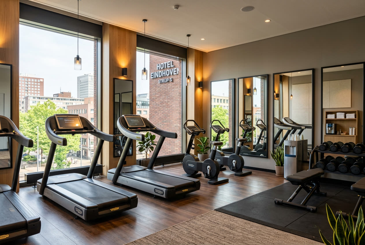Eindhoven - Hotel fitnessruimte ingericht door NEXON Installatie & Service