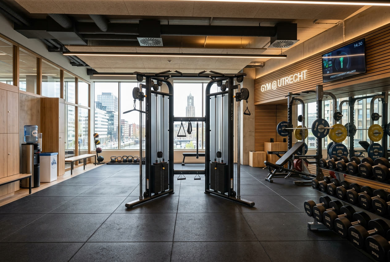 Utrecht - Bedrijfsfitness montage & opbouw door NEXON Installatie & Service