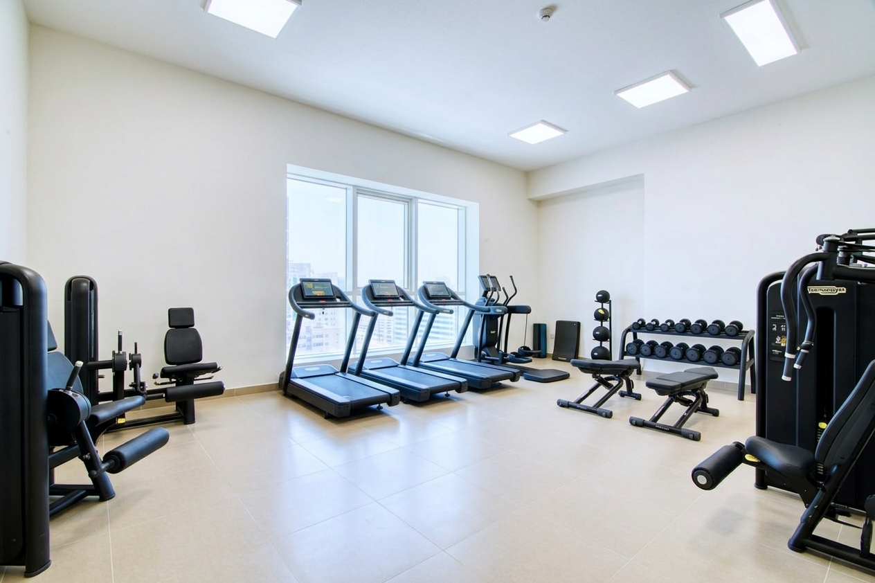 Sportschool volledig ingericht met Technogym fitnessapparatuur